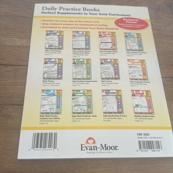 Daily Word problems, math grade 3 common core book - Picture 2 of 3